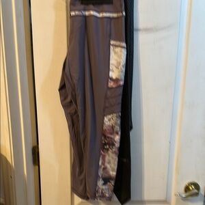 Gray and Patterned Apron